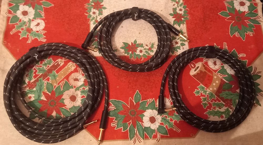 Cabos jack para guitarra elétrica ou baixo