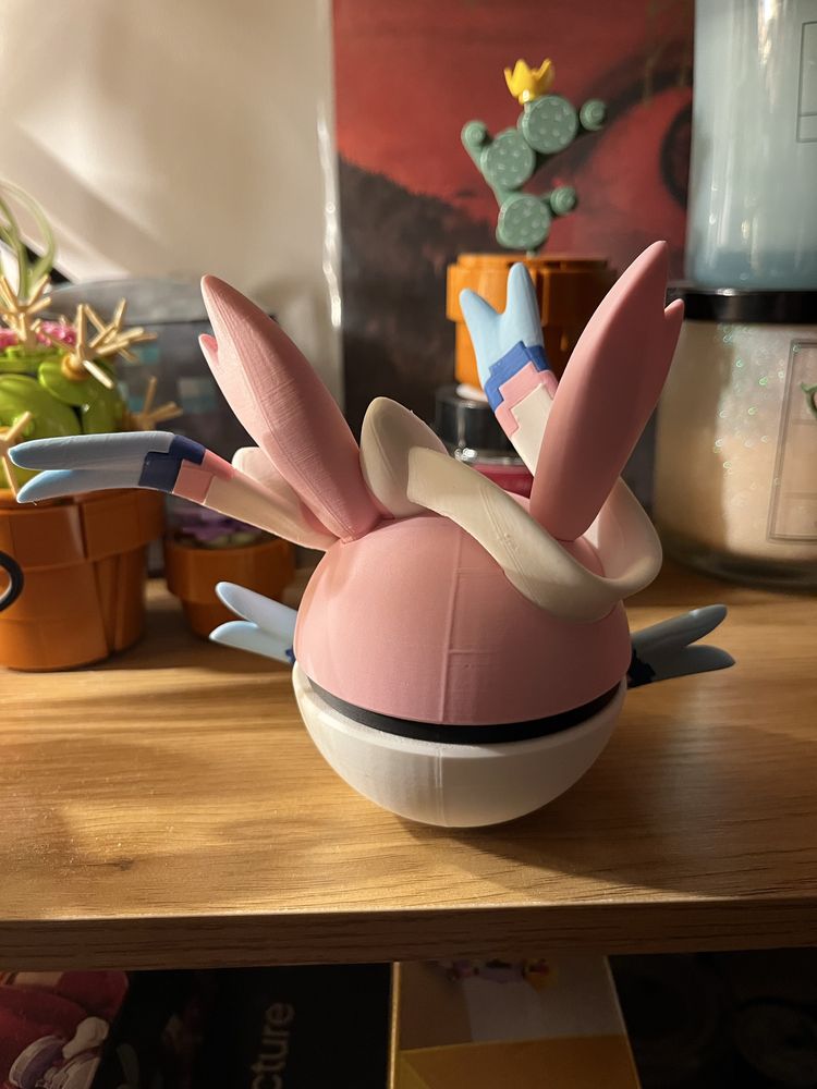 Sylveon pokeball druk 3D