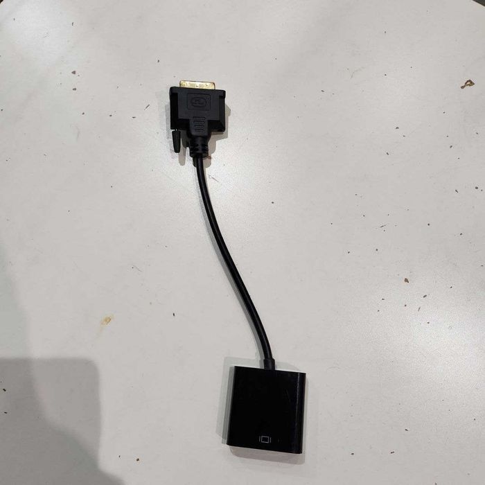 Adapter Przejściówka DVI na VGA (DVI-I / D-Sub) do Monitora PC