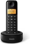 Philips D1601B/01 Telefon bezprzewodowy stacjonarny DECT LCD czarny