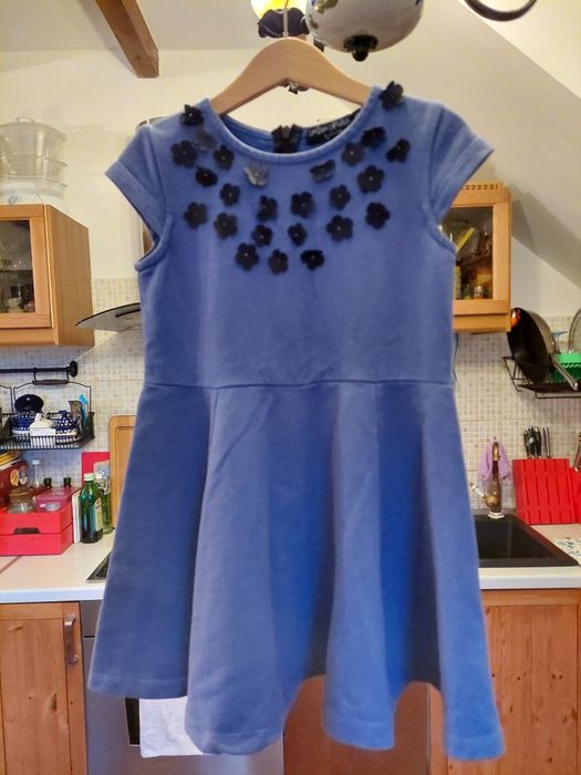 Duża paczka ubrań na jesień dla dziewczynki na 122cm