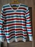 Męski sweter w paski