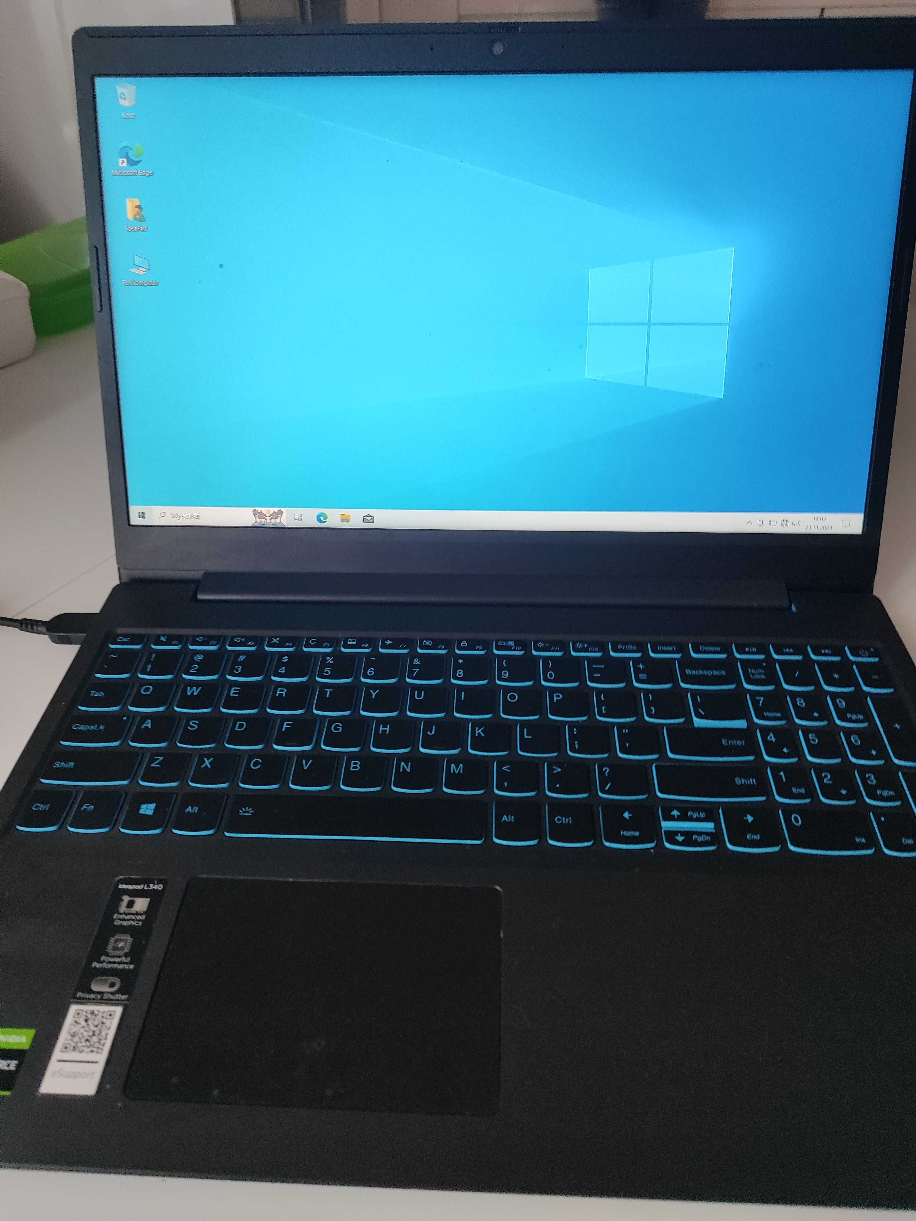Laptop komputer gamingowy Lenovo IdeaPad L340-15 RH