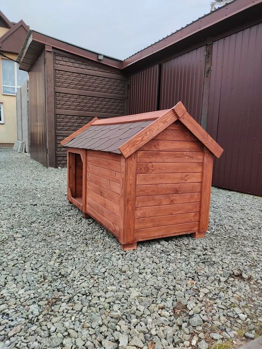 Buda dla psa ocieplana