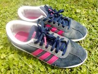 Adidas Gazelle rozm 36 granatowo różowe