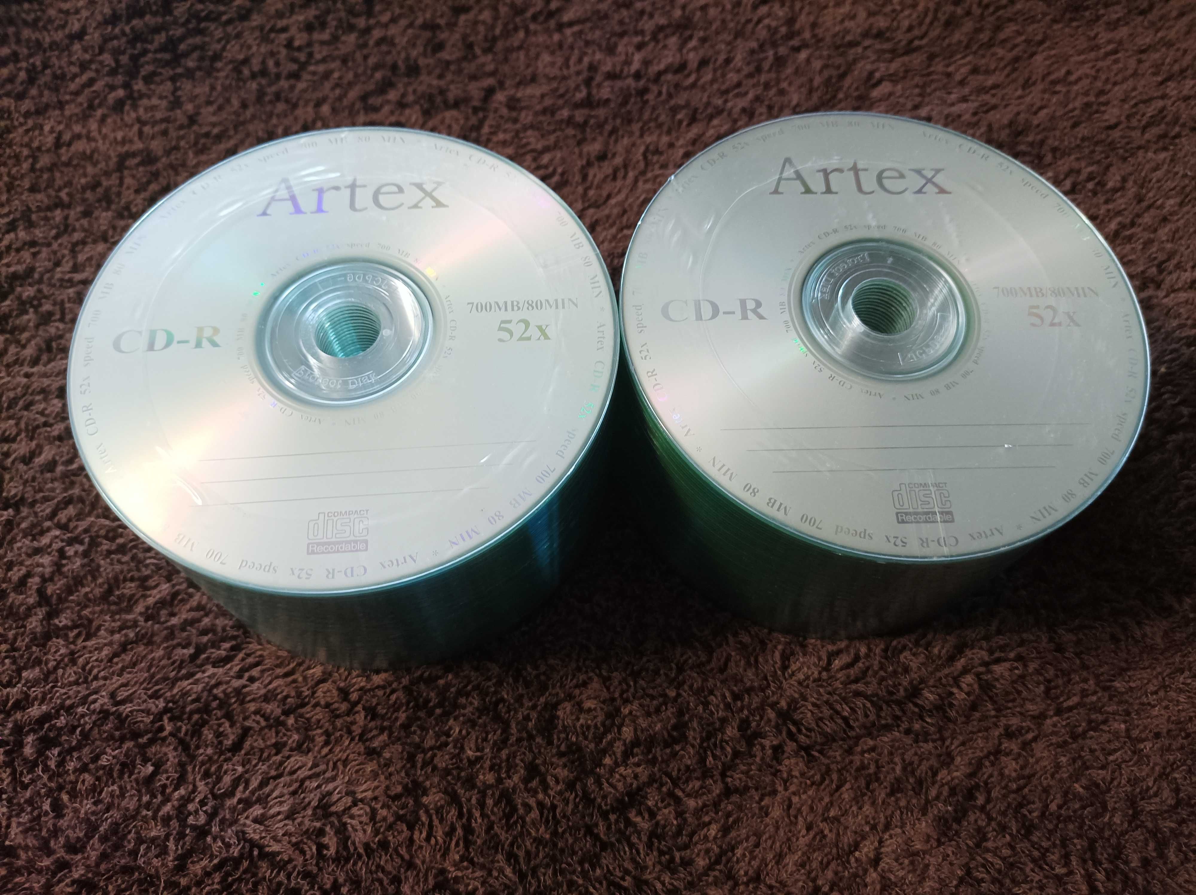 Artex 50 дисков CD-R 700 MB / 80 min / 52x