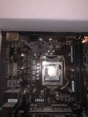 Asus motherboard h310m pro-vd plus + I3 9100f + Cooler Arctic freezer