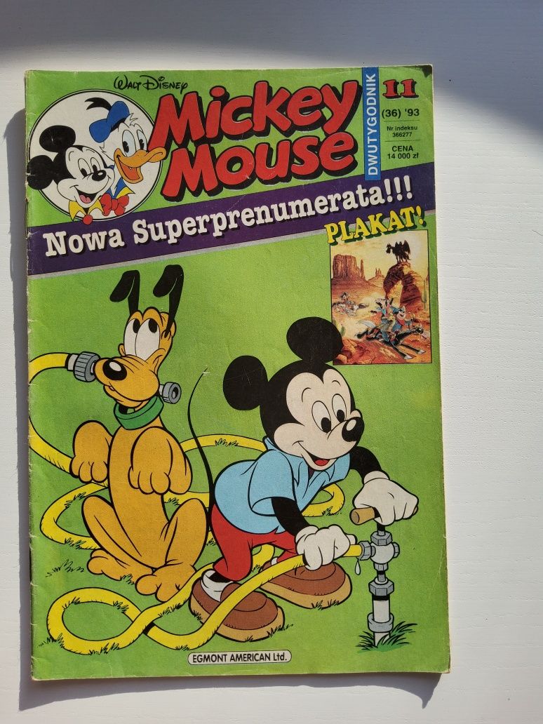 Komiks Mickey Mouse 11/1993+ plakat