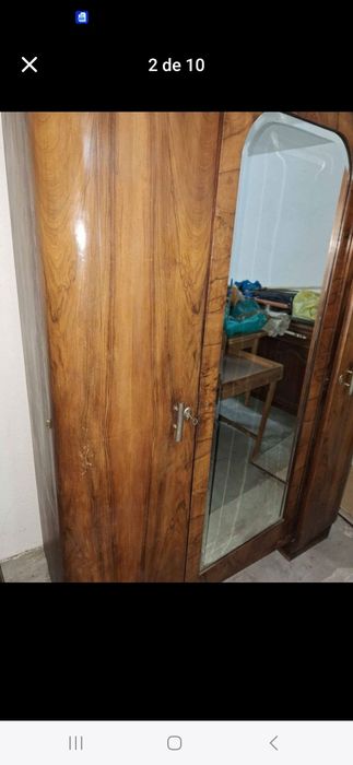 Armário madeira de nogueira