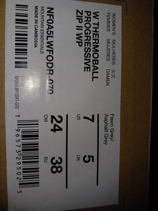 Водостійкі черевики tne north face 38 розмір