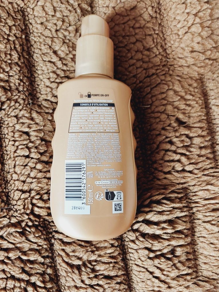 Garnier Ideal Bronze , mleczko do opalania w sprayu 50 spf