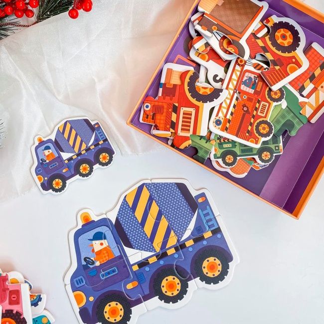 Mideer Мій перший пазл Будівельні машини