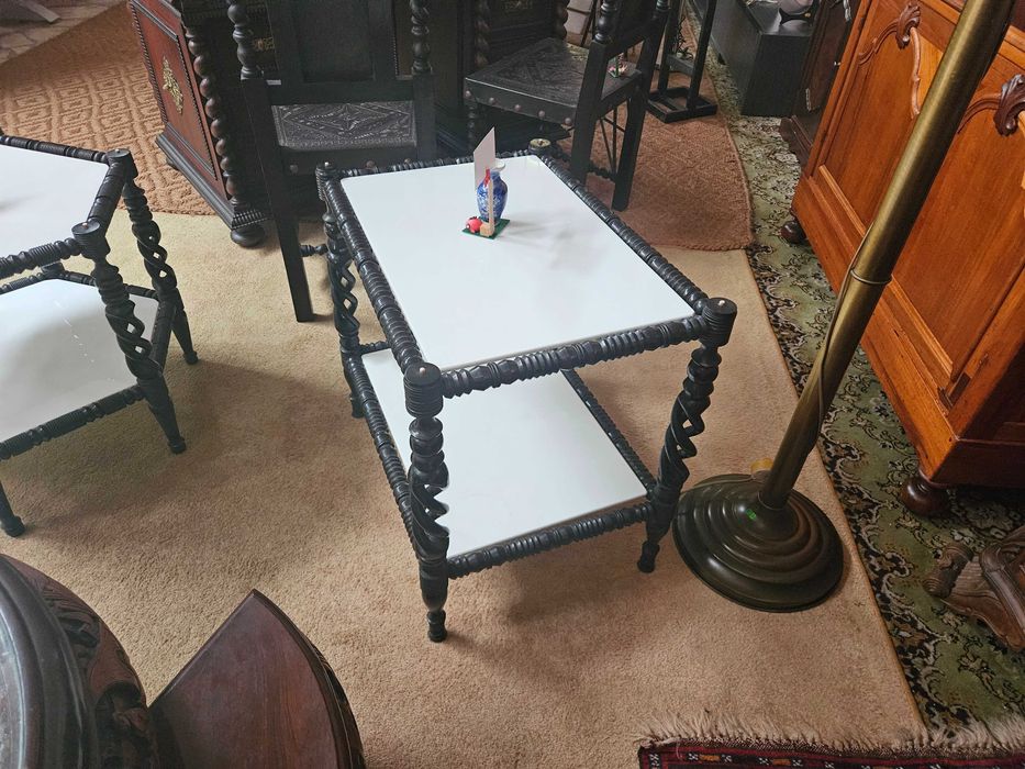 Mesa de centro antiga, retangular - Muito Bom estado g
