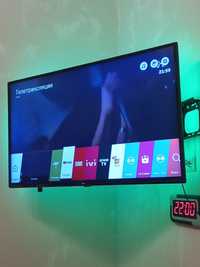 Телевизор LG 55 диагональ 2018г.Работает без проблем. СМАРТ