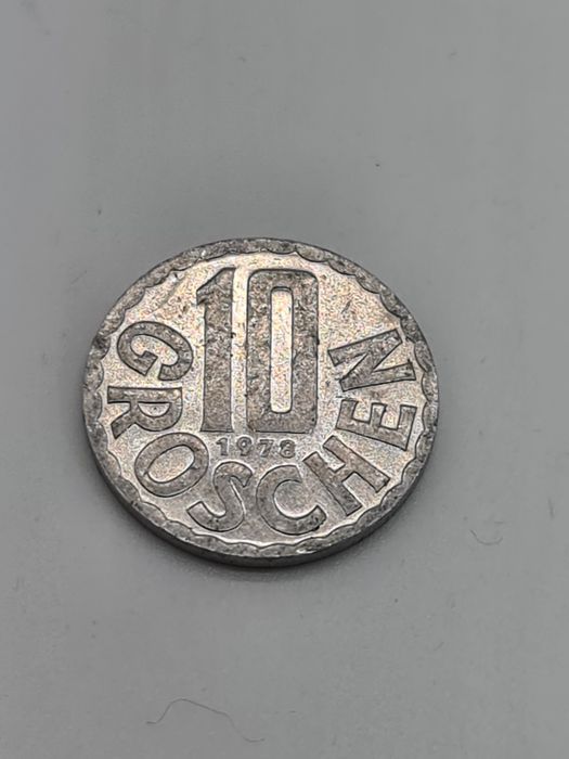 Moeda de 10 groschen Áustria 1978
