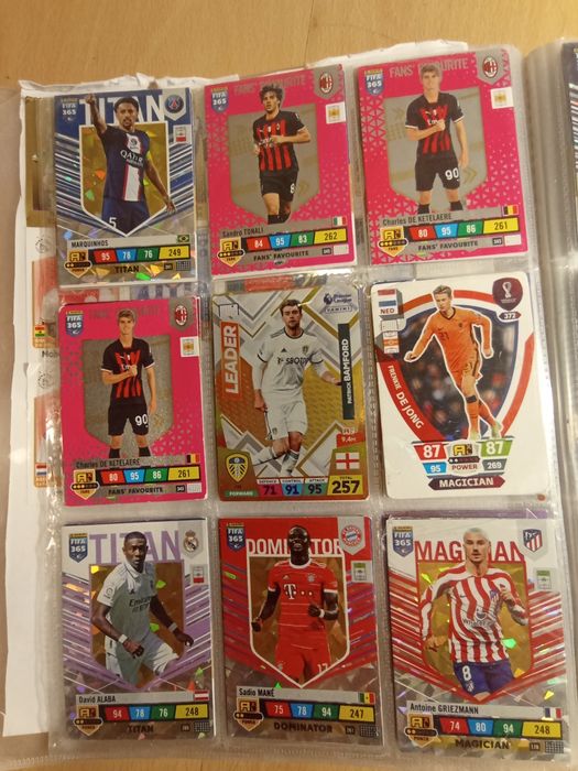 Karty piłkarskie panini