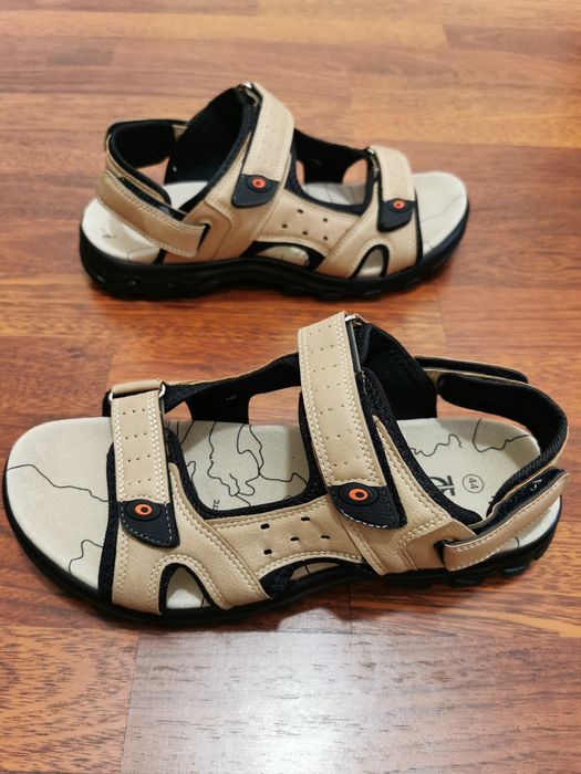 Sandały Męskie 2 W 1 z Odpinanym Paskiem z Tyłu Lekkie Wygodne Comfort
