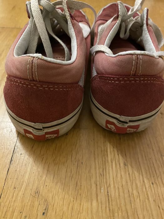 Tenis Vans vermelho escuro