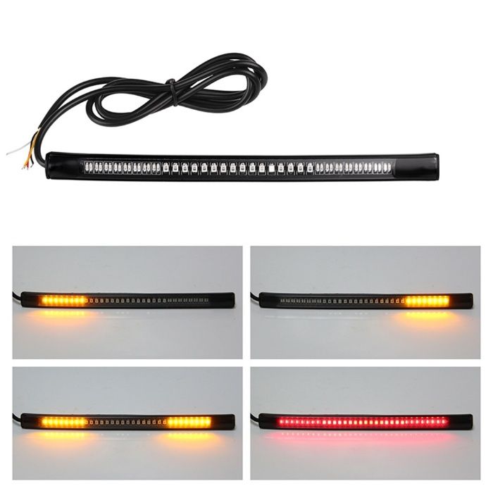 Taśma pasek LED lampa STOP + pozycja + kierunkowskazy