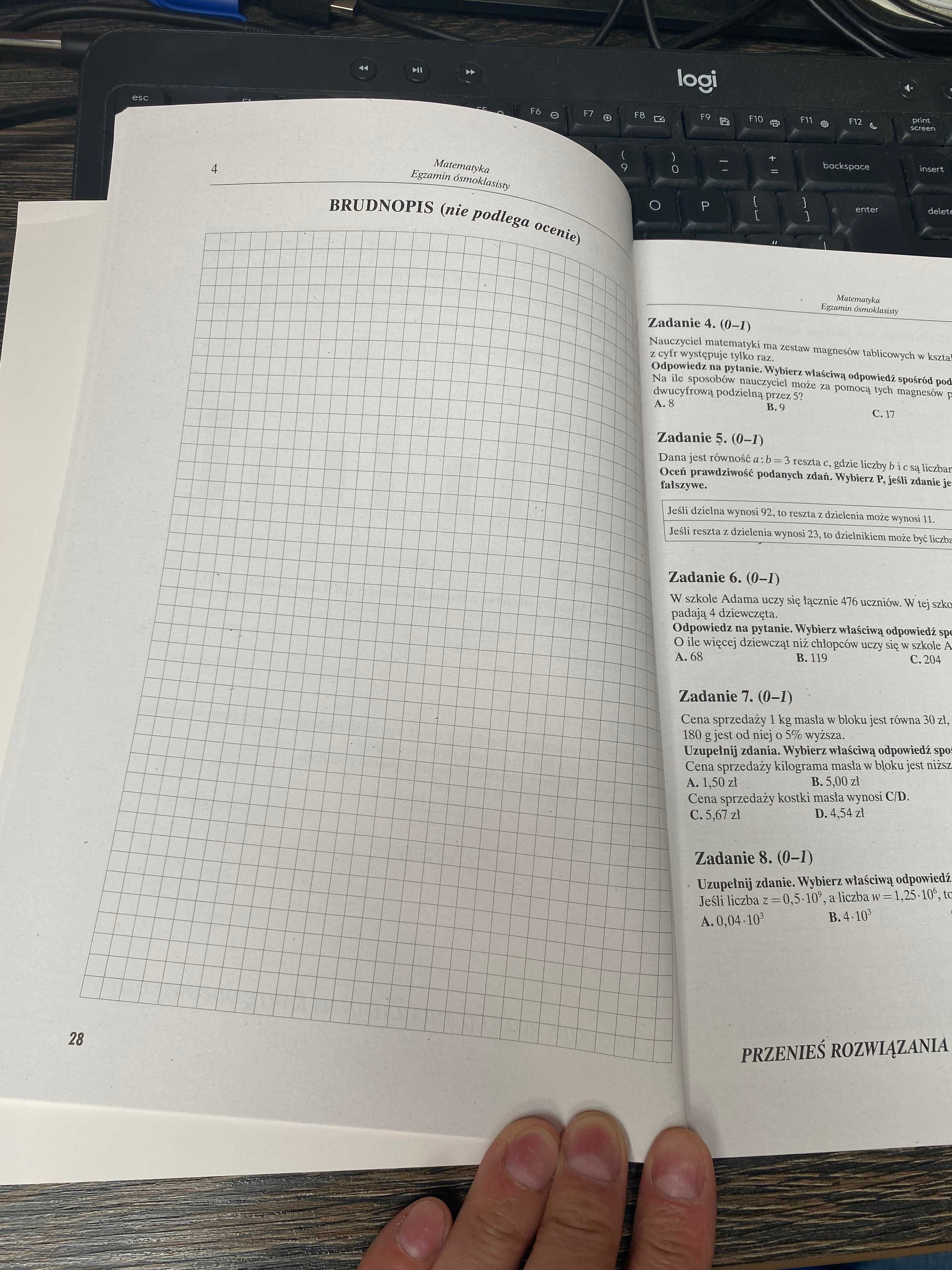 Matematyka - Arkusze krok po kroku Egzamin Ósmoklasisty Operon