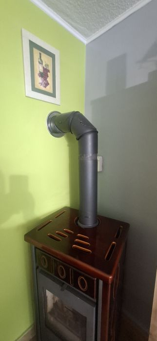 Piecyk kaflowy koza kominek jak nowy