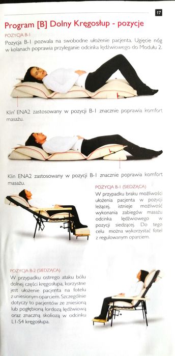 Rehabilitujący materac masujący