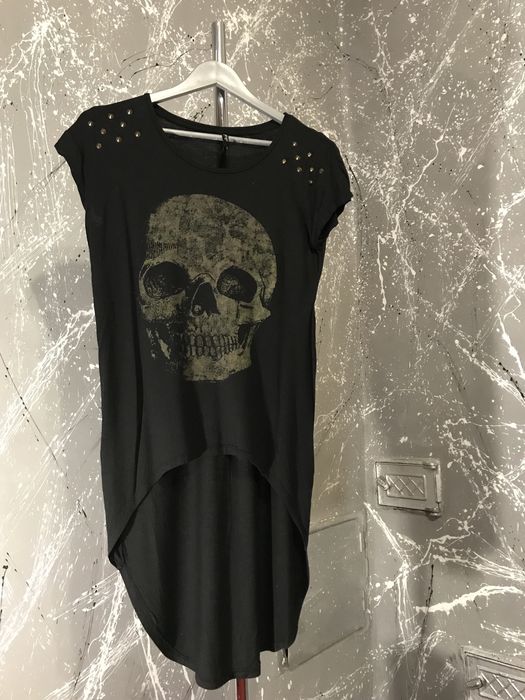 Футболка, туника с черепом