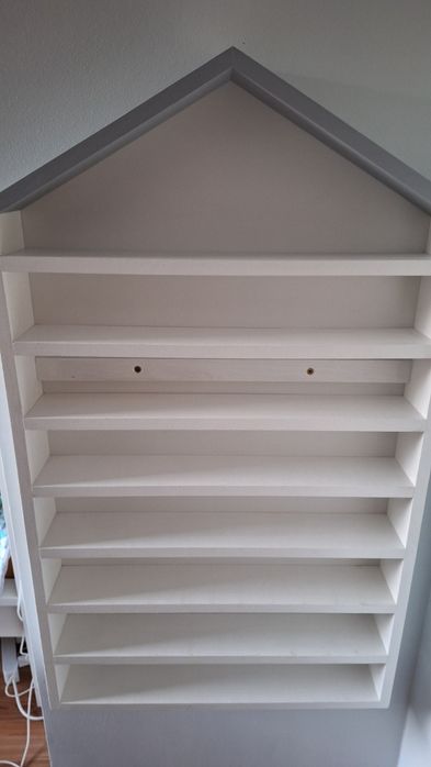 Regał kolekcjonerski półka drewniana na hot wheels figurkii