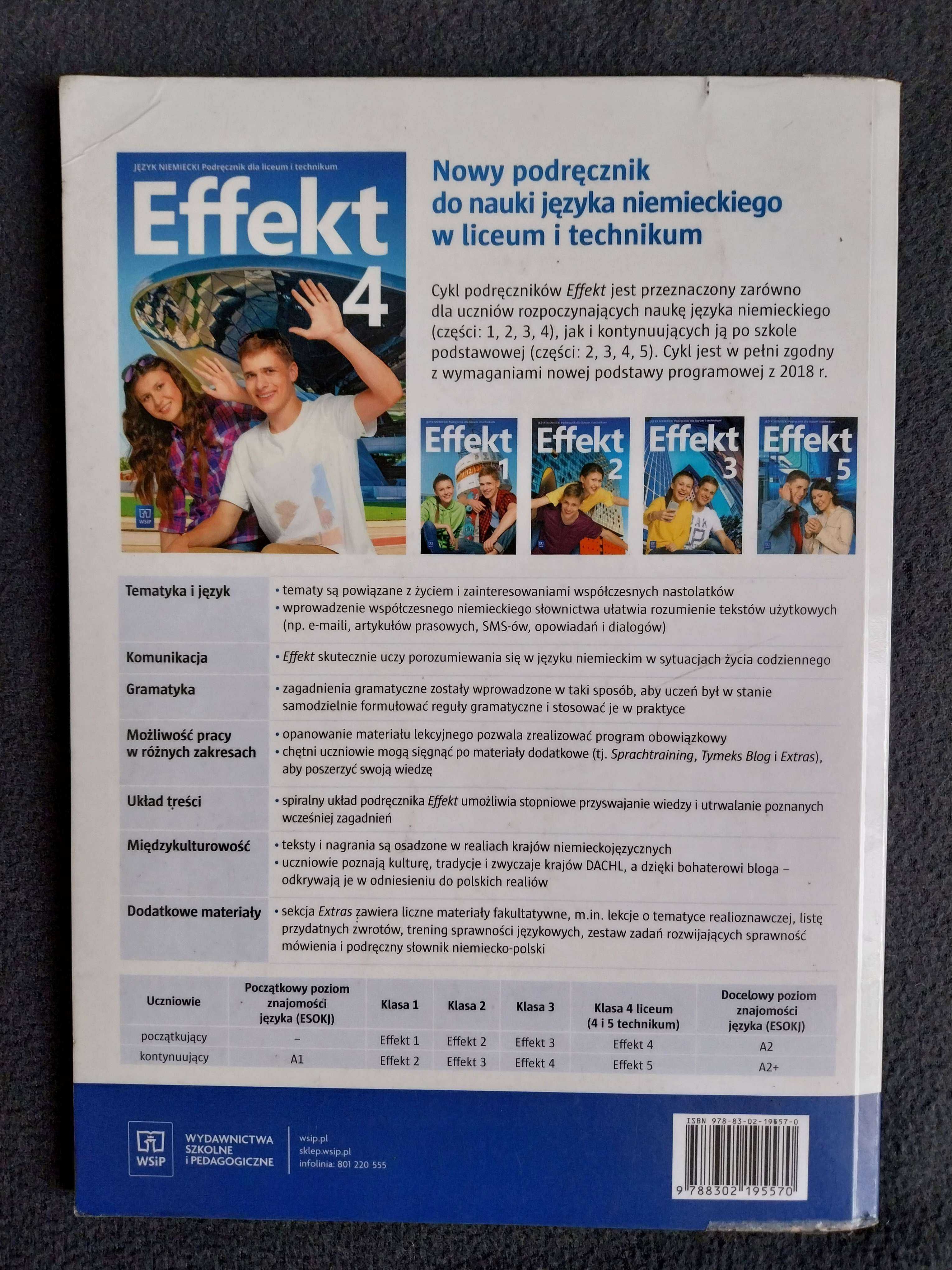 podręcznik Effekt 4 język niemiecki