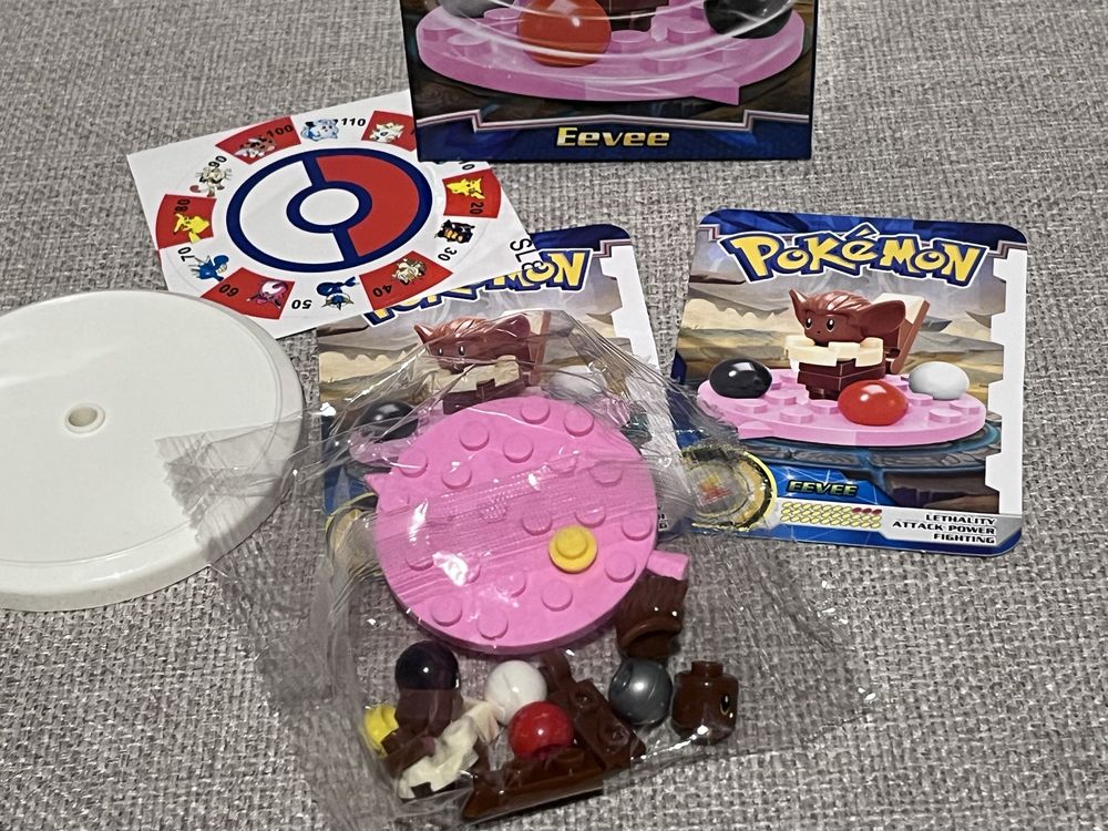 Klocki Pockemon gra figurki ludziki pikachu pokemon