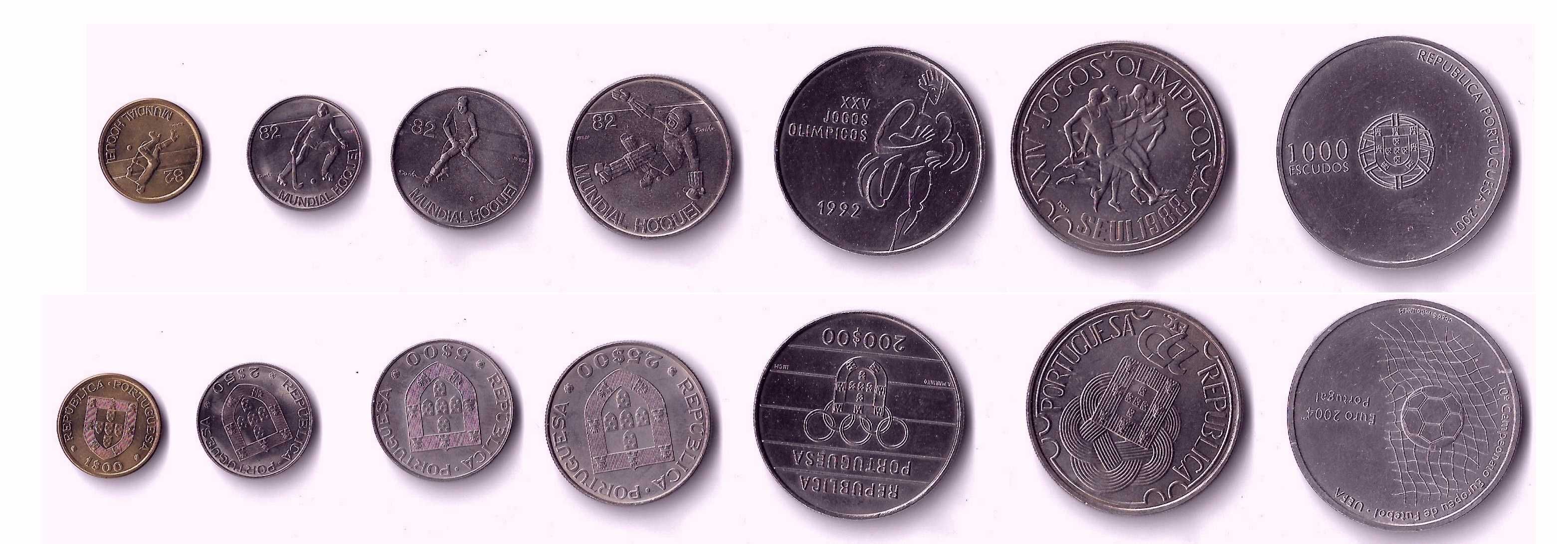 Datas do Desporto - 7 Moedas Comemorativas