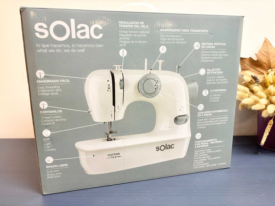Máquina de Costura SOLAC Cotton 12.2