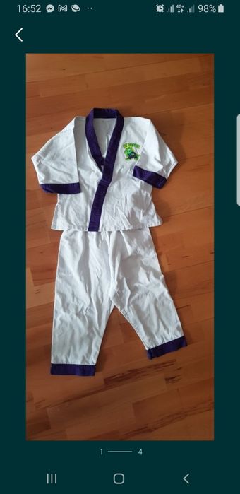 Taekwondo stroj 2-4 lata