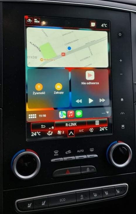 Android Auto R-Link 1, 2 Renault START STOP OFF