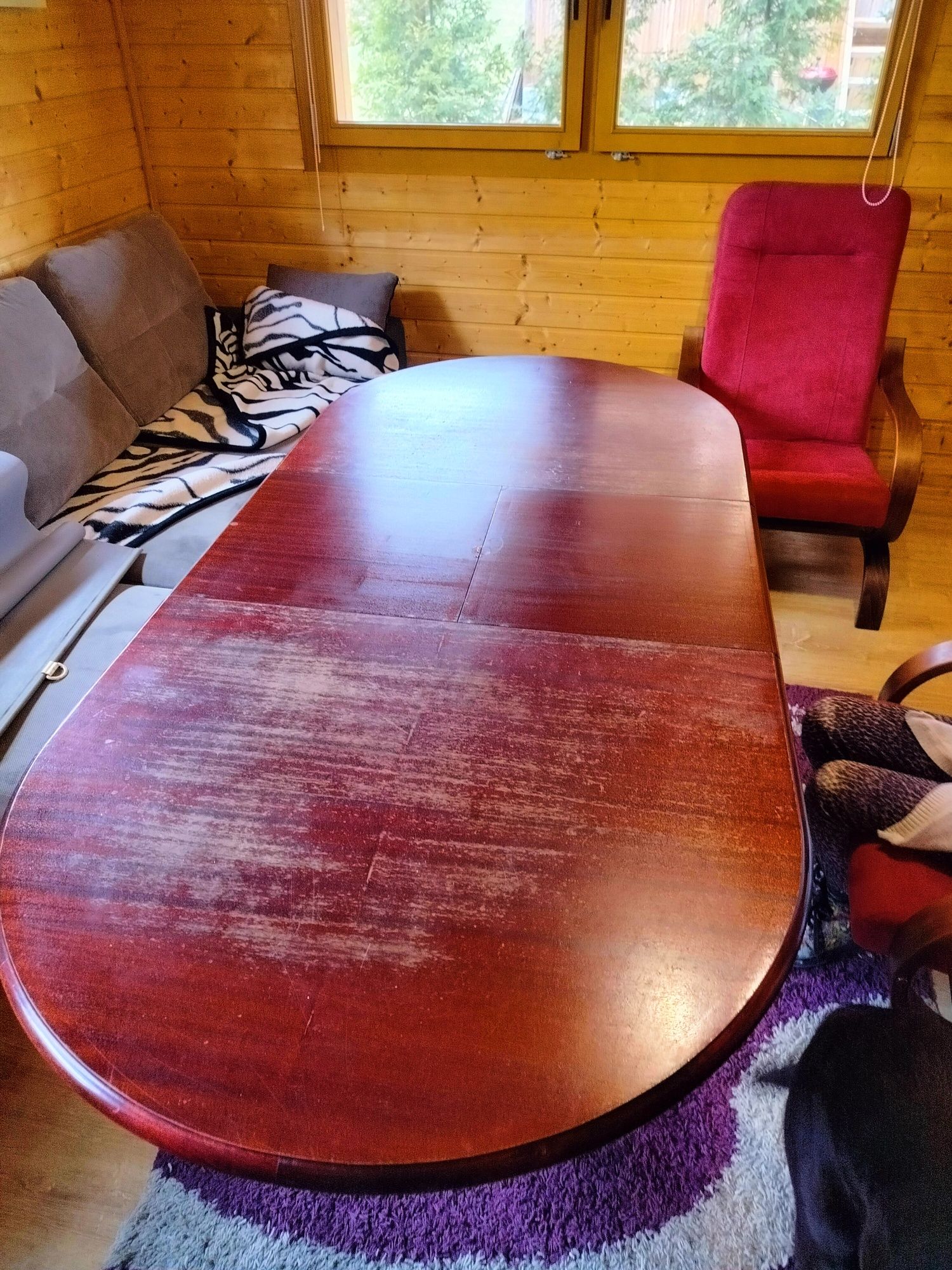 Lawa rozkładana stół stolik dywan