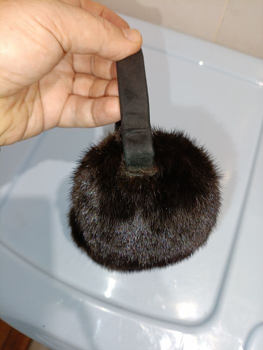 Навушники від холоду жіночі на ободі хутро натуральне