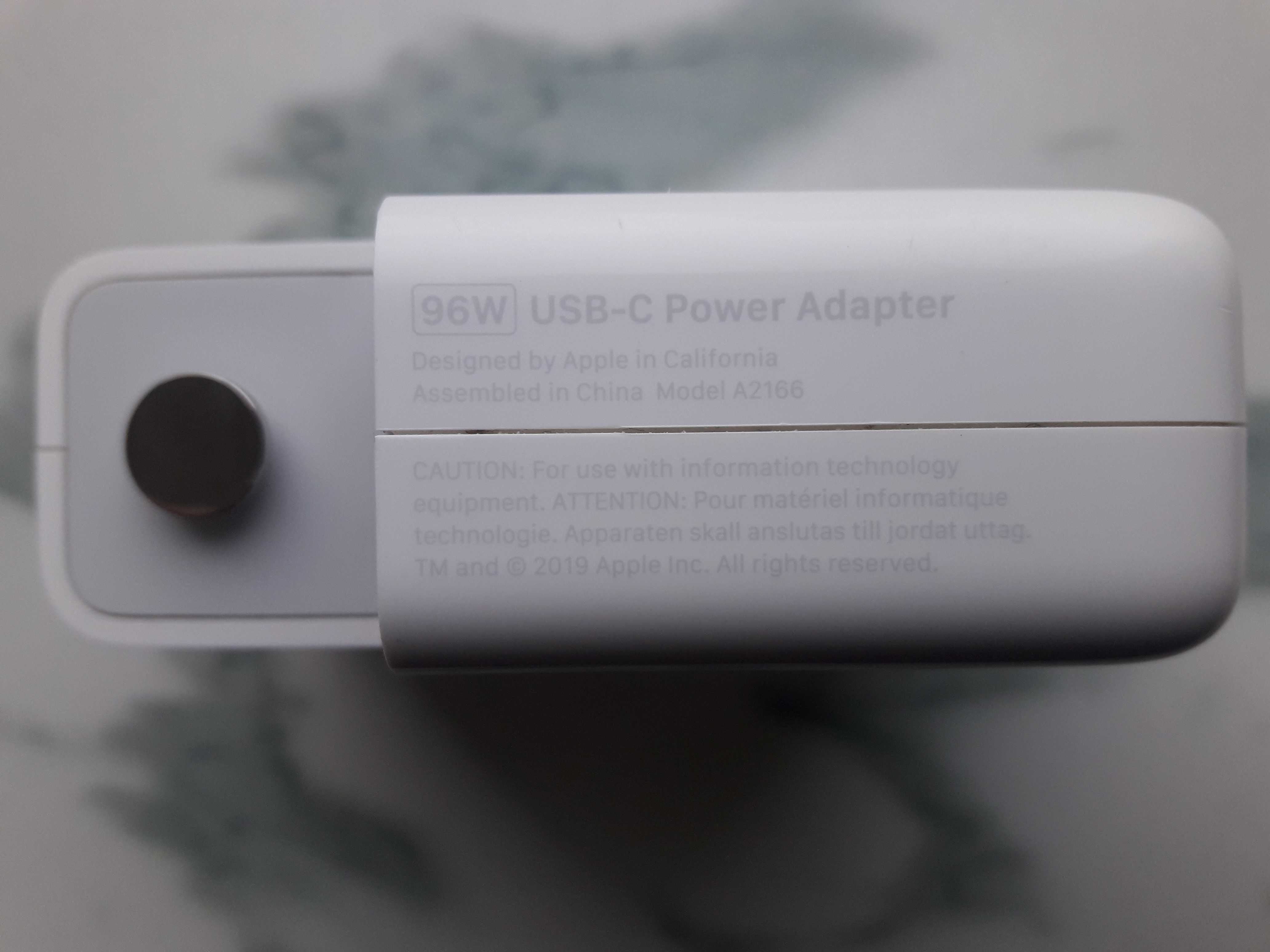 Оригинальная зарядка Apple Macbook USB-C 96W A2166
