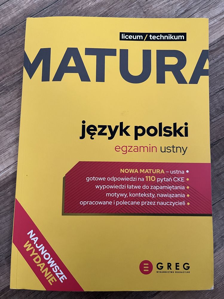 Matura ustna język polski