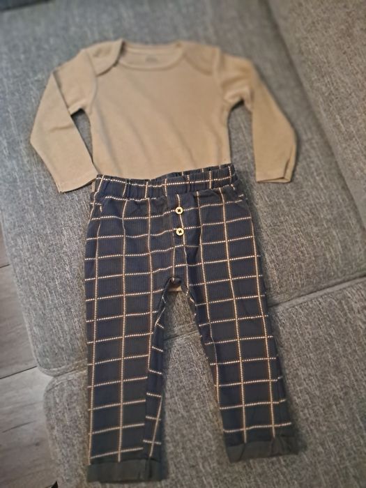 Komplet bawełniany/wizytowy/elegancki dla chłopca roz 92