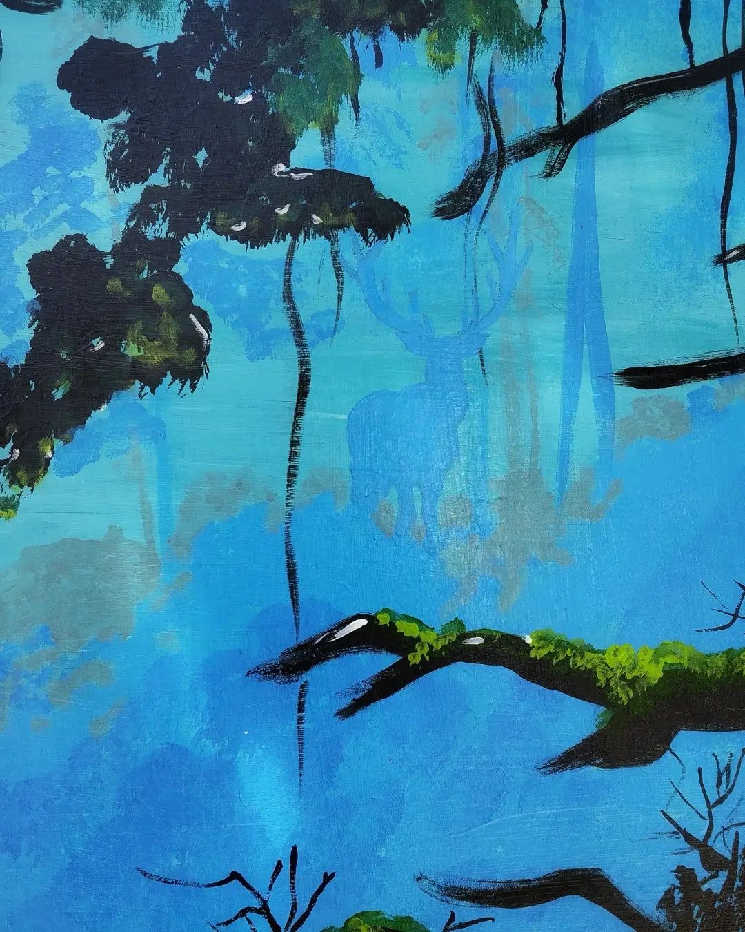 Pintura em acrílico