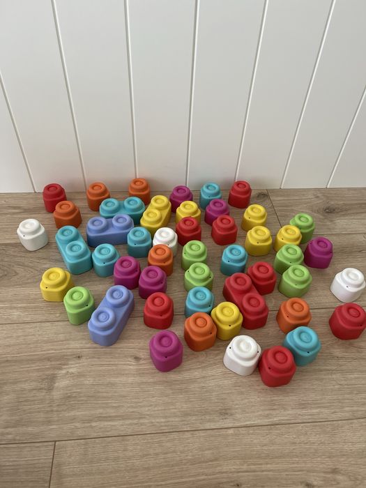 Soft Clemmy clementoni peças macias tipo lego para bebés