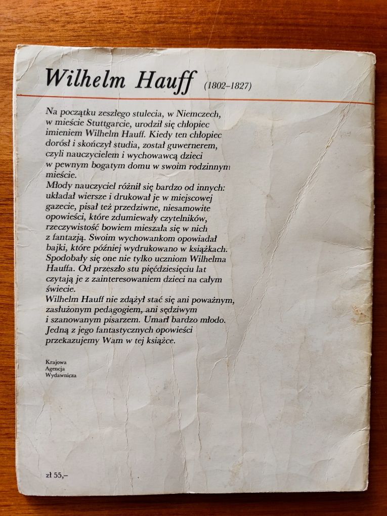 Bajka dla dzieci z czasów PRL-u Kalif bocian Wilhelm Hauff 1983