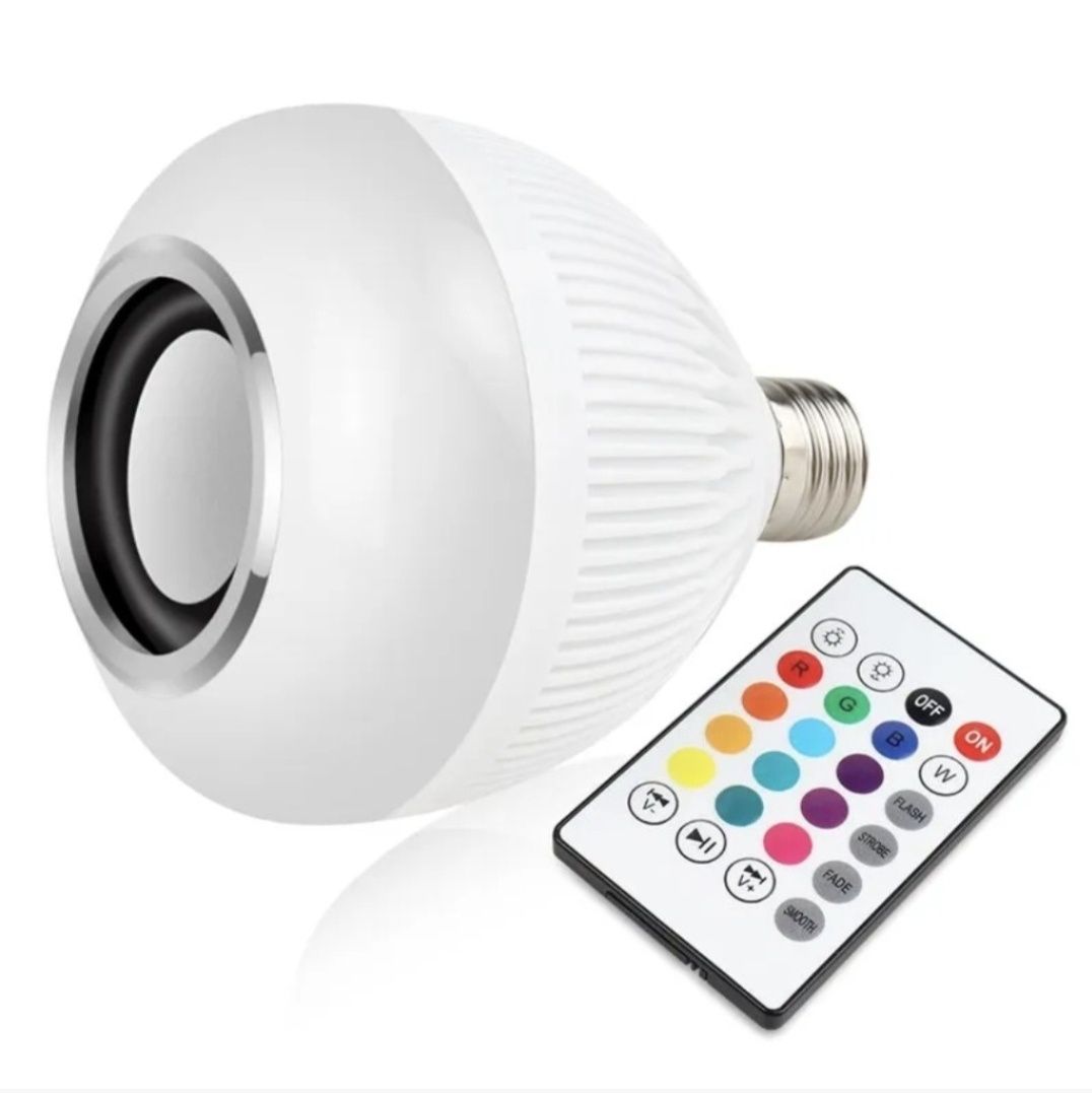 Lampa LED Bluetooth żarówka E27 12W głośnik