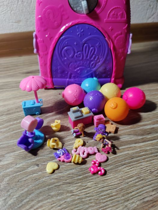 Дорожня іграшка Polly Pocket, ігровий набір із ведмедиком Гамболом