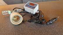 Kontroler temperatury terrarium do lampy grzewczej