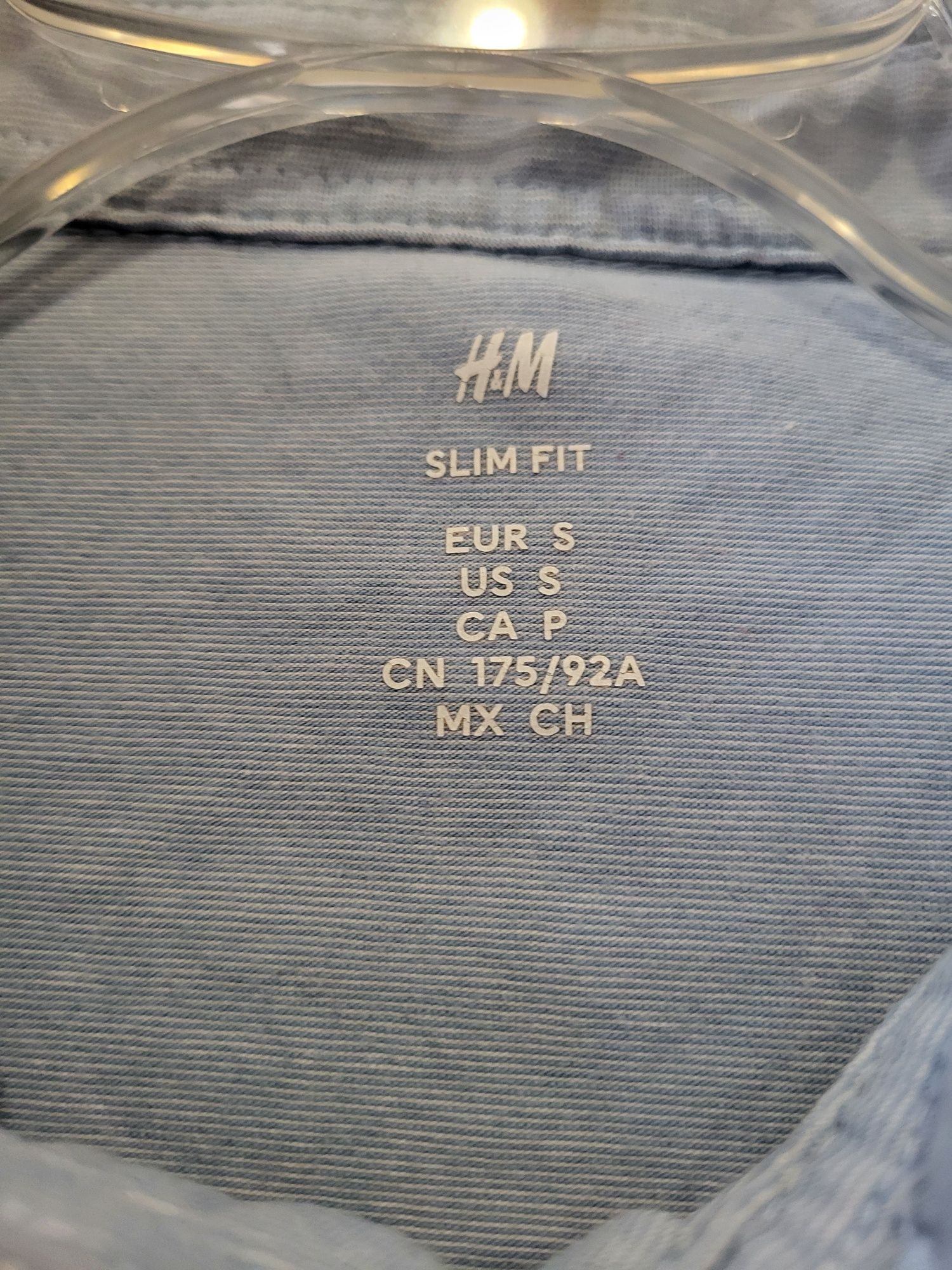 Koszulka polo h&m S na krótki rękaw slim fit H&M