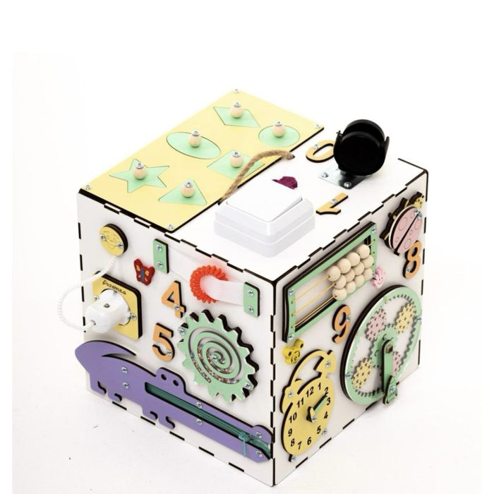 Бізікуб монтессорі в ідеальному стані 9 міс - 3 роки