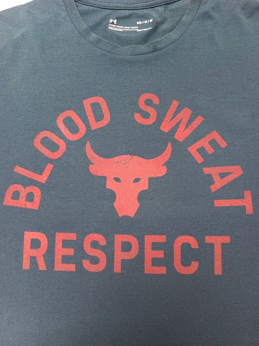 T-shirt bawełniany męski under armour project rock rozmiar m