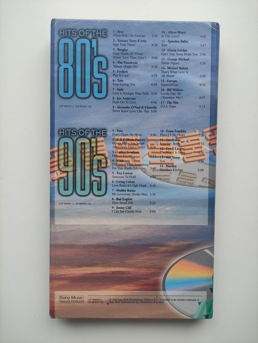 Vários artistas- Time Trip- 5CDs Anos 70, 80 e 90