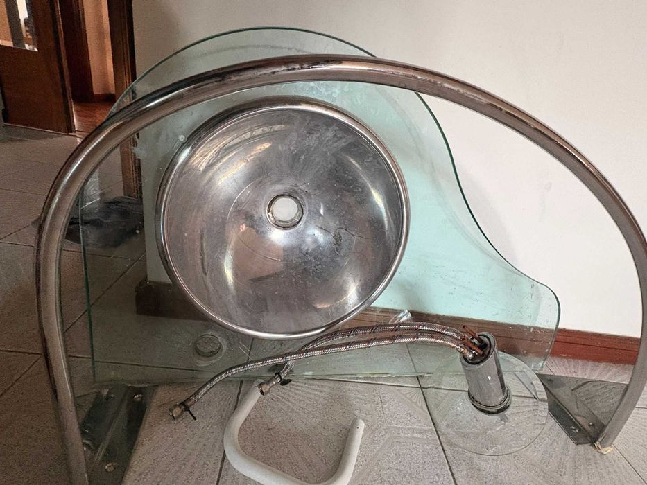 Conjunto pia para casa de banho